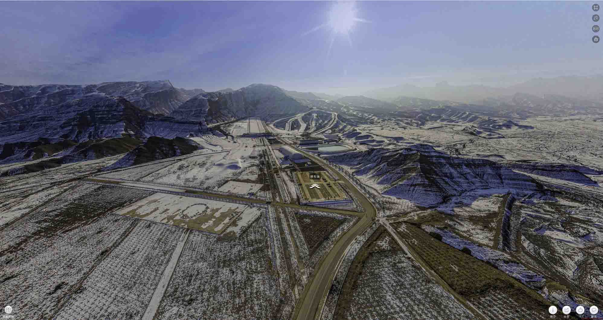 南山720全景技术：开启全方位视觉新纪元——在手绘地图中的应用探索